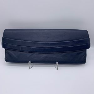 Vintage 1950s Murray Kruger Black Long Clutch Bag